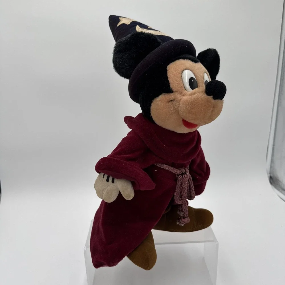 Disney Vintage Sorcerer Mickey Mouse Plush Stuffed Animal Toy Collectible‎ 16 In
